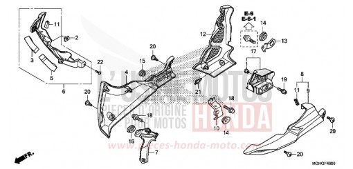 LOWER COWL VFR1200XG de 2016